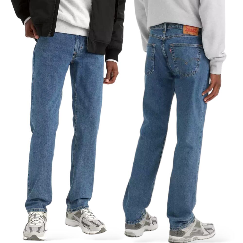 LEVI'S 514 Straight Jeans Denim Relax Medium Wash Mid Rise Classic Baggy 40 x 30
